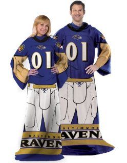 Baltimore Ravens Comfy Snuggie Blanket NFL Full Player : Blanket Throw : Sports & Outdoors