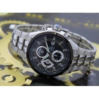 Casio #EF556D 1AV Men's Edifice Stainless Steel Sports Analog Chronograph Watch: Watches