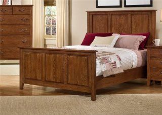 VB Appalachian Hardwoods 310 Dark Oak Solids Queen Size Mansion Panel Bed   310 558/855/922: Home & Kitchen