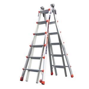 Little Giant Ladder Revolution 26 ft. Aluminum Multi Position Ladder with 300 lb. Load Capacity Type IA Duty Rating 12026