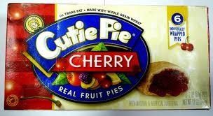 Cutie Pie Fruit & Creme Snack Pies 6/2.0 Oz (Pack of 2) 12 Pies Total (Cherry) : Hard Candy : Grocery & Gourmet Food