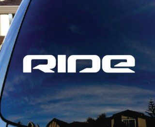 Ride Snowboard Skateboard Car Window Vinyl Decal Sticker 9" Wide 