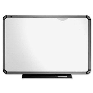 Quartet TE563T   Total Erase Marker Board, 36 x 24, White, Euro Style Aluminum Frame: Camera & Photo