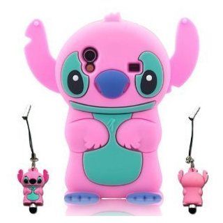 I Need's Pink 3d Stitch Soft Silicone Case Cover for Samsung Galaxy Ace S5830 S5830i I579 with 3D Stitch Stylus Pen NEW pink: Cell Phones & Accessories