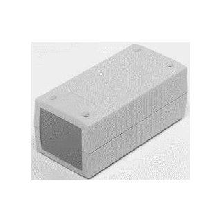 BUD Industries Series PI Dark Light Gray ABS Cover Plastic Box with Dark Gray ABS End Panel, 7 15/32" Length x 3 15/16" Width x 3 9/64" Height: Electrical Boxes: Industrial & Scientific