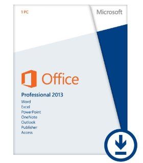 Microsoft Office Professional 2013 Key Card (1pc/1user) [Download]: Computers & Accessories