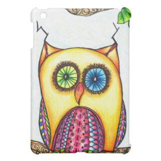 Yellow Owl iPad Mini Case