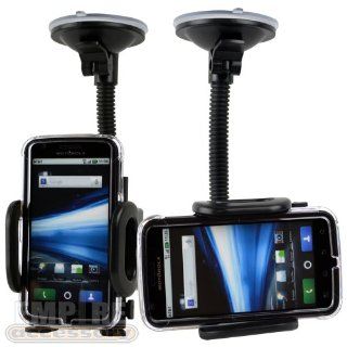 Motorola Atrix 4G At&t Car Windshield Dash Mount Cradle Holder Kit MB860 Android: Cell Phones & Accessories