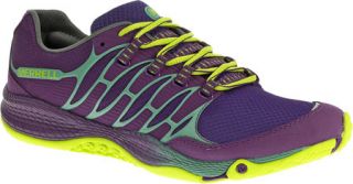 Womens Merrell AllOut Fuse   Purple/Lime Running Shoes
