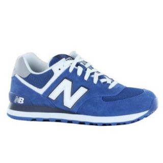 New Balance ML 574 Classics Traditionnels Blue White Mens Trainers: Cross Trainer Shoes: Shoes