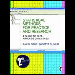 Statistical Methods for Practice and Research A Guide to Data Analysis Using SPSS