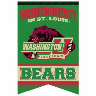 NCAA University of Washington in St. Louis Premium Felt Banner 17 by 26  Sports Fan Wall Banners  Sports & Outdoors