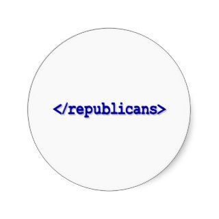 End Republicans Sticker