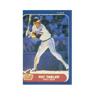 1986 Fleer #594 Pat Tabler: Sports Collectibles