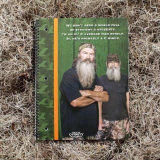 Duck Dynasty Spiral Notebook, Phil and Si  Notepads 
