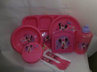 Minnie Mouse Pretty Bows for You Complete Lunch Set (10 Piece) Kitchen & Dining