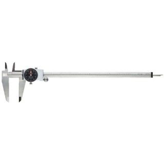 Brown & Sharpe 599 579 12 5 1 Dial Caliper, Stainless Steel, Black Face, 0 12" Range, +/ 0.001" Accuracy, 0.001" Resolution, Meets DIN 862 Specifications: Industrial & Scientific