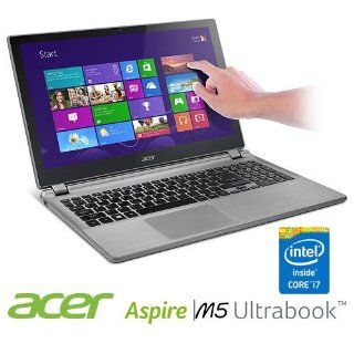 Acer Aspire M5 583P 9688 16 Inch Touch Screen Laptop Intel Core i7 4500U 8GB Memory 1TB Hard Drive (Silver)  Computers & Accessories