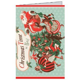Jillson Roberts Recycled Christmas Self Adhesive Gift Tags, Christmas Time, 24 Count (XTA604) : Label Holders : Office Products