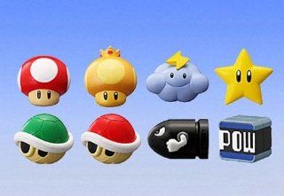 Super Mario Bros Mario Kart Mini Figure Set Of 8: Toys & Games