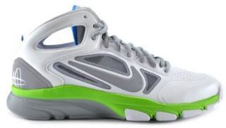 Nike Zoom Huarache 2 Mens Sneaker White/Wolf Grey/Green/Blue 469850 104 Basketball Shoes Shoes