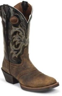 Justin Men's Punchy Stampede Cowboy Boot Square Toe Shoes