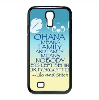 FashionCaseOutlet Ohana Means Family Lilo and Stitch Samsung Galaxy S4 I9500 Waterproof Back Cases Covers: Cell Phones & Accessories