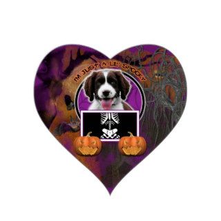 Halloween   Just a Lil Spooky   Springer Spaniel Stickers