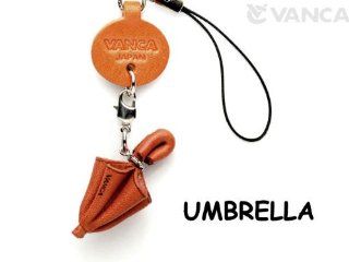 Umbrella Leather Goods mobile/Cellphone Charm VANCA CRAFT Collectible Uniqe Mascot Made in Japan: Electronics