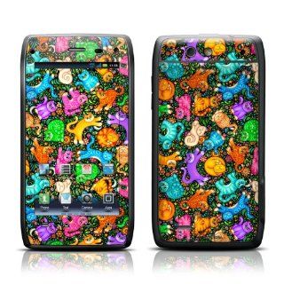 Sew Catty Design Protective Skin Decal Sticker for Motorola Droid 4 Cell Phone: Cell Phones & Accessories