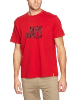 Bear Grylls by Craghoppers Men's Camo Logo Short Sleeve T Shirt, Bear Red, Small : Athletic Shirts : Sports & Outdoors