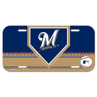 MLB Milwaukee Brewers License Plate: Sports & Outdoors