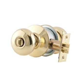 Schlage A53PD PLY 605 C Keyway Series A Grade 2 Cylindrical Lock, Entrance Function, C Keyway, Plymouth Design, Bright Brass Finish: Industrial Hardware: Industrial & Scientific
