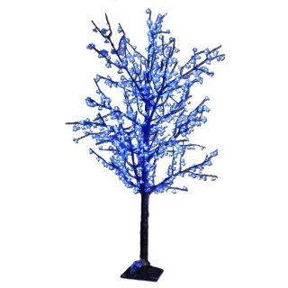 Hi Line Gift Ltd. 39020 BL 102 Inch high Indoor/ outdoor LED Lighted Trees with 624 LEDS, Blue