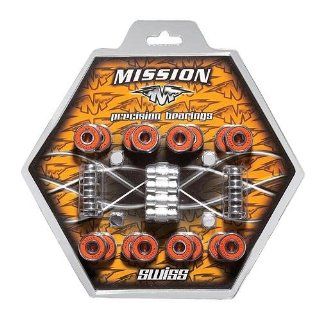 Mission Swiss Lite 608 Bearings 16 Pack : Skate Replacement Bearings : Sports & Outdoors