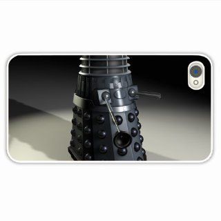 Custom Made Apple Iphone 4 4S 3D Doctor Who Robot Mechanism Movement Of Lover Present White Case Cover For Guays: Cell Phones & Accessories