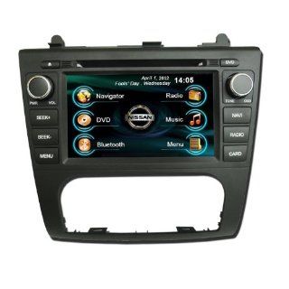 OEM REPLACEMENT IN DASH RADIO DVD Gps NAVIGATION HEADUNIT FOR NISSAN ALTIMA (AUTO AC) 2007 2012 WITH REAR VIEW CAMERA : In Dash Vehicle Gps Units : GPS & Navigation