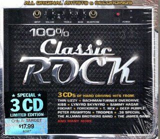 100% Classic Rock 3 Cd Limited Edition: Music