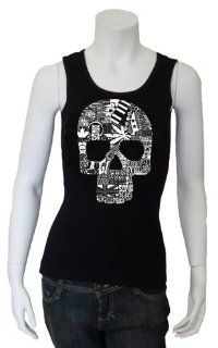 Women's Black Sex, Drugs and Rock & Roll Beater Tank Top S   Created using the words and images that define the Sex, Drugs and Rock & Roll lifestyle: Everything Else