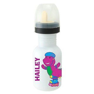 Personalized Barney Skating Sippy Bottle: Toys & Games