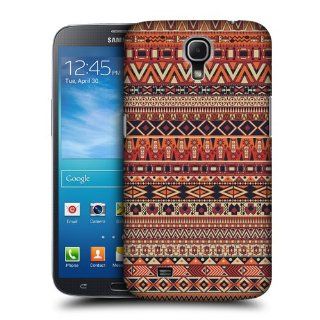 Head Case Designs Red Amerindian Patterns Hard Back Case Cover For Samsung Galaxy Mega 6.3 I9200 I9205: Cell Phones & Accessories
