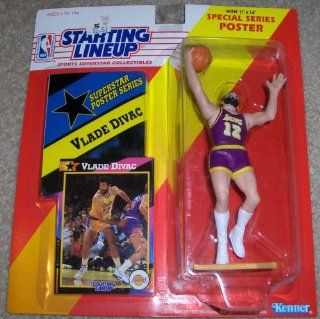 Starting Lineup Vlade Divac Figure Poster Series LA Lakers 1992: Everything Else