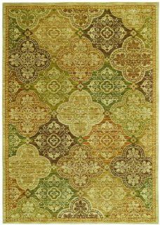 Tommy Bahama Moroccan Mosaic Area Rug, 7.9 Feet by 10.10 Feet, Light Multi   Moroccan Runner