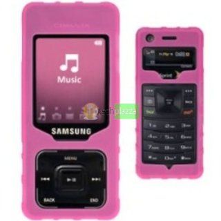 Samsung Upstage M620 Sph m620 Hot Pink Rugged Cell Phone Silicone Skin Case: Everything Else
