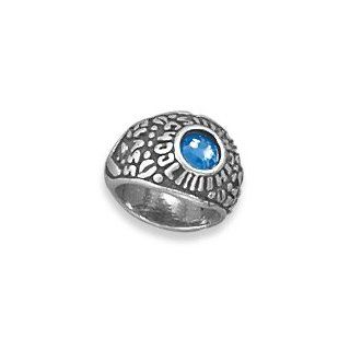 Sterling Silver Class Ring Charm: Vishal Jewelry: Jewelry