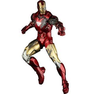 Hot Toys Iron Man Mark VI   Marvel 12 Inch Doll Figure Iron Man 2: Toys & Games