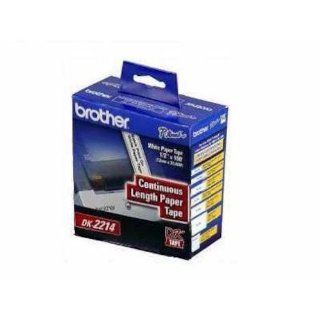 Brother DK 2214 Continuous Length Tap (100 Feet, 0.47" Wide): Office Products