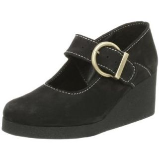 Arche Women's Briska Wedge Mary Jane, Noir, 42 EU (US Women's 11 M): Shoes