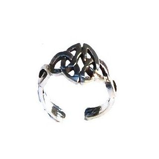 Sterling Silver Celtic Trinity Knot Toe Ring: Jewelry