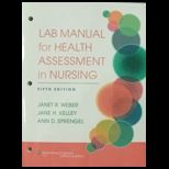 Health Assessment in Nursing Lab Manual (9529X)